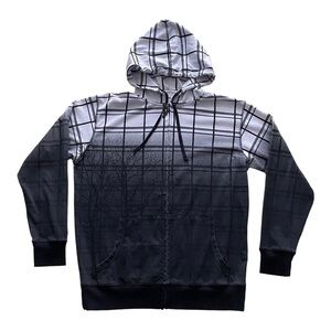 CCS-WHITE AND BLACK HOODIE-SIZE XL